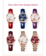 Stock OLEVS 6636  Fashion Luxury Mechanical Women Watch custom logo OEM 