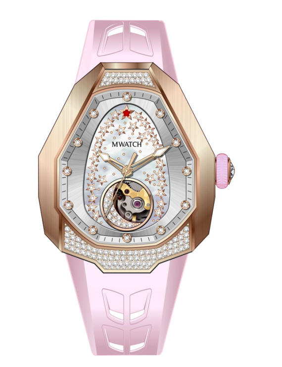 Mwatch high-end manufacturing Women Mechanical Wristwatch OEM Custom logo